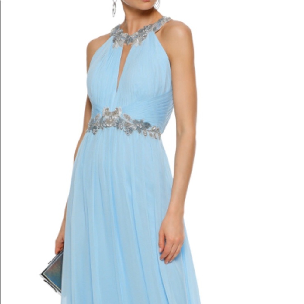 Gorgeous silk Marchesa Notte gown